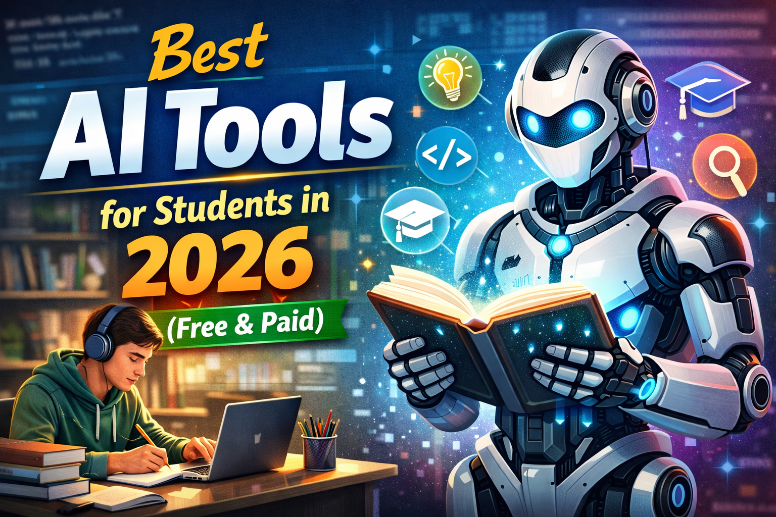 Best AI Tools for Students in 2026 (Free & Paid)